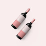 Wine Bottle Top View Mockup by Anthony Boyd Graphics