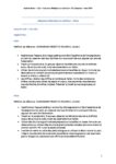 Sequence en extérieur, bilan